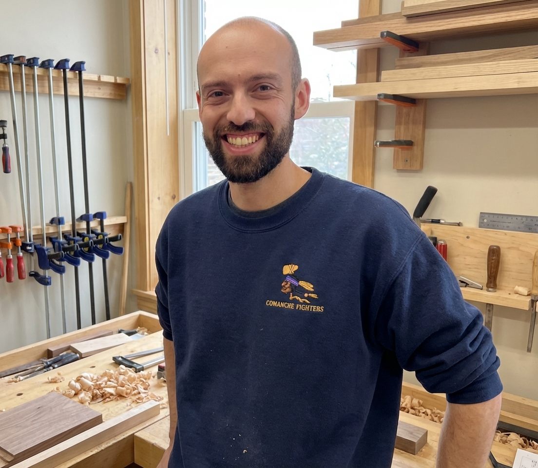 Portrait d'Adrien Murillon, artisan menuisier